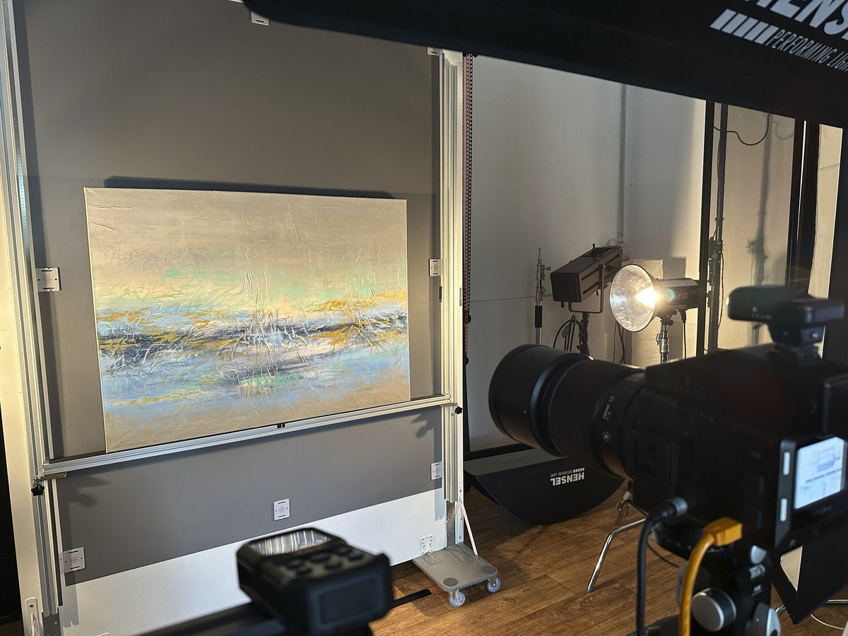 Aufhellung seitlich im Licht der Studioblitze.